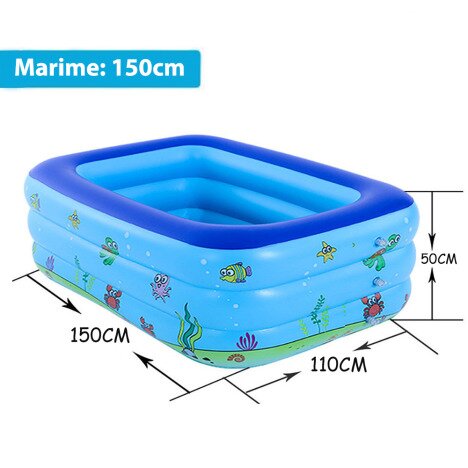 PISCINA GONFLABILA INTIME?, PENTRU COPII, 150 X 110 X 50 CM